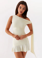 Palm House Mini Dress - Yellow