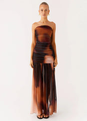 Savaya Maxi Dress - Black Gradient