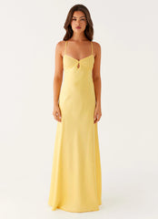 Joanie Maxi Dress - Yellow