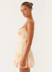 Abby Mini Dress - Floral Print