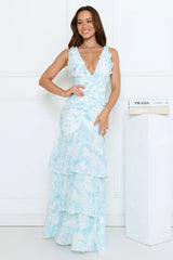 Too Pretty Tonight Maxi Dress Blue