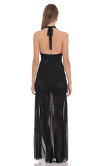 Gianna Rhinestone Maxi Dress