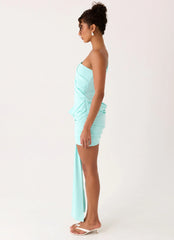 Alizee Mini Dress - Aqua