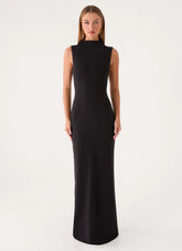 On My Time Maxi Dress - Black