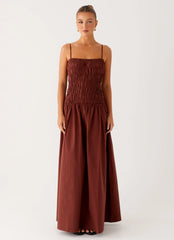 Brooke Maxi Dress - Chocolate