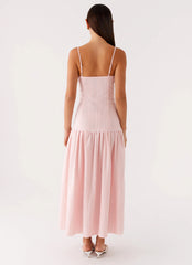 Found You Midi Dress - Pink