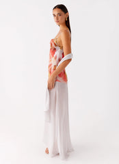 Loire Maxi Dress - Peach Rose