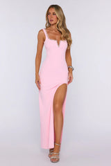 Exotic Soirée Maxi Dress Light Pink
