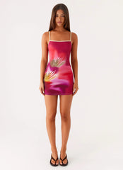 Everett Mini Dress - Pink Tropical