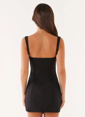 Pia Mini Dress - Black