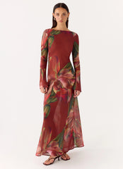 Charmayne Chiffon Maxi Dress - Cuba Cuba