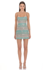 Ella Embellished Mini Dress