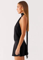 Valor Mini Dress - Black