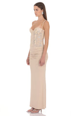 Athena Corset Maxi Dress
