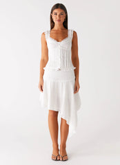 Clearwater Mist Top - White