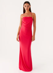 Amari Maxi Dress - Raspberry