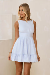 Ocean Soul Mini Dress Blue