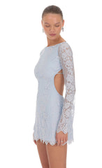 Jade lace Mini Dress