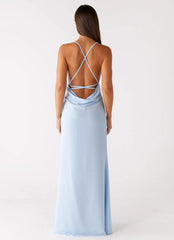 First Class Maxi Dress - Blue