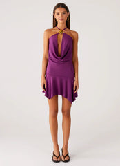 Twilight Tides Mini Dress - Violetta