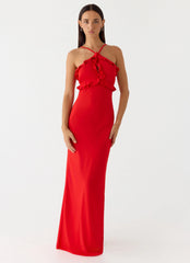 Trieste Maxi Dress - Red