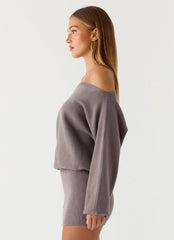 Ravyn Mini Dress - Grey