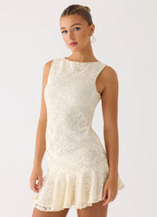 Adoria Mini Dress - Ivory
