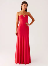 Hurts Like Hell Maxi Dress - Pink