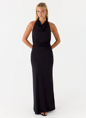 Crazy Over Me Maxi Dress - Black
