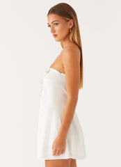 Hazel Mini Dress - White