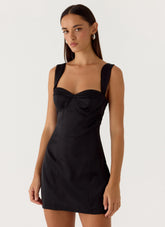 Christopha Mini Dress - Black