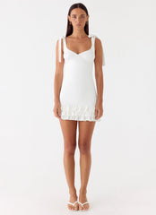 Laufey Mini Dress - White