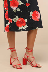 Forevermore Red Skater Dress