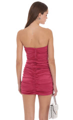 Valette Satin Mini Dress