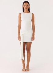 Everly Mini Dress - White