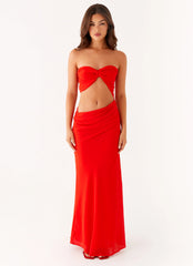 Carla Maxi Dress - Red