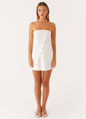 Hazel Mini Dress - White