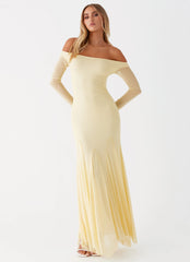 Maribel Maxi Dress - Yellow