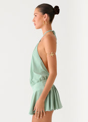 Mable Mini Dress - Green