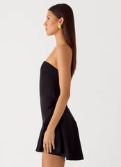 Luna Night Mini Dress - Black