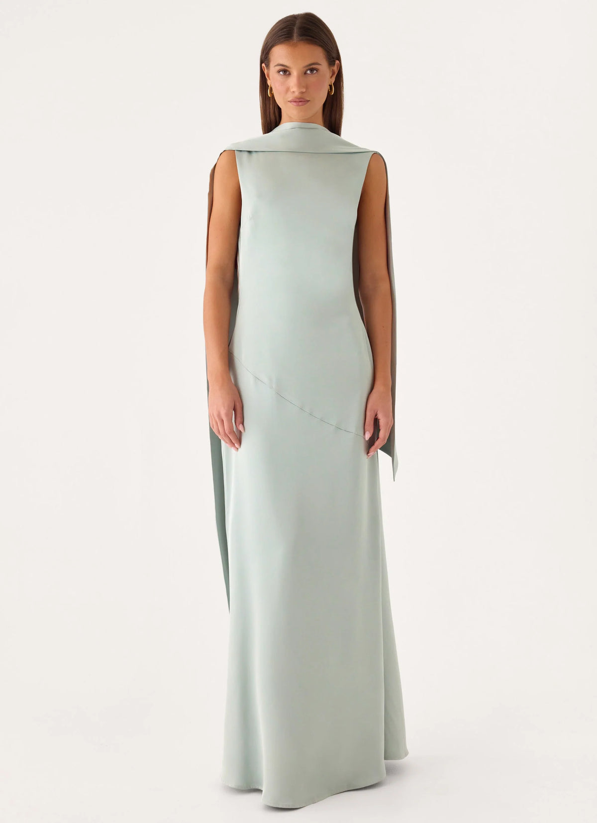 Line By Line Maxi Dress - Sage