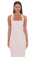 Ayla Sequin Maxi Dress