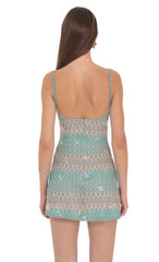 Ella Embellished Mini Dress